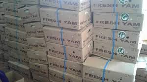 emperor25's tweet photo. PHOTOS: Here is Benue Yam ready for export to the US &amp; UK. Diversification at work. https://t.co/NaaIYUrVHX