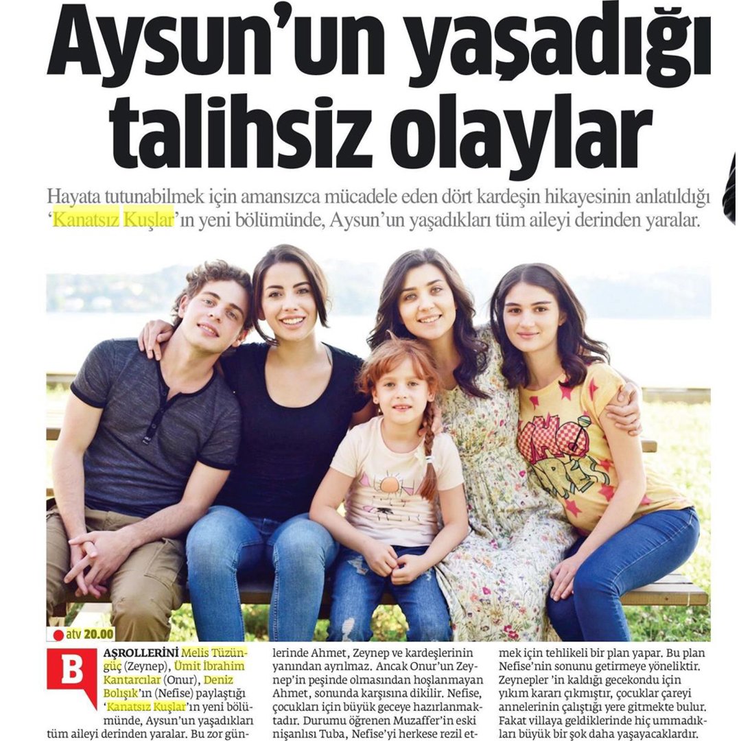 kanatsizkuslarr's tweet photo. Çocukları villada bekleyen sürpriz ne?
Basında #KanatsızKuşlar 🕊
Yeni bölüm bu akşam 20:00 #atv'de 🎥

@atvcomtr @filmkoliba https://t.co/9ZKQUBqoSw