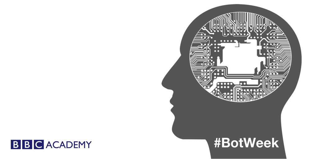 BBCAcademy's tweet image. Should media professionals be worried about artificial intelligence? Are robots coming for our jobs? bbc.in/2tCsAM4 #AI #BotWeek