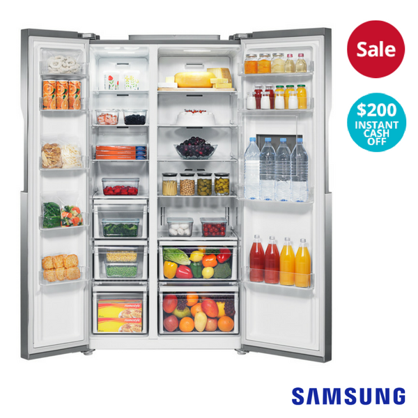 appliancesAU's tweet image. #EOFY MEGA DEAL: $949 is what you will pay to own this incredible Samsung 603L Side by Side fridge. Shop now: goo.gl/fXoyMM