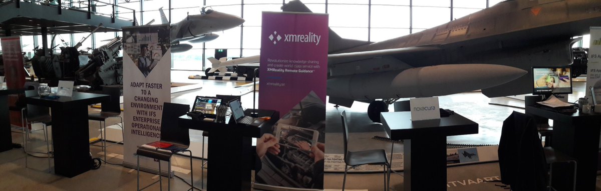 Great location for the @IFS_Benelux Customer Day. @XMReality is there to showcase #remoteguidance and #AugmentedReality