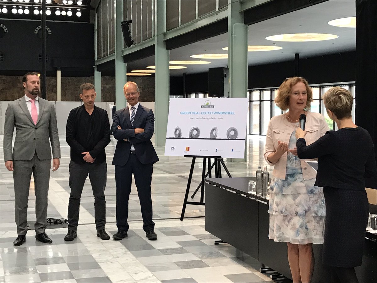Adri Bom: ze gaan het flikken, die 'crazy Dutch'. #GreenDeal #DutchWindwheel