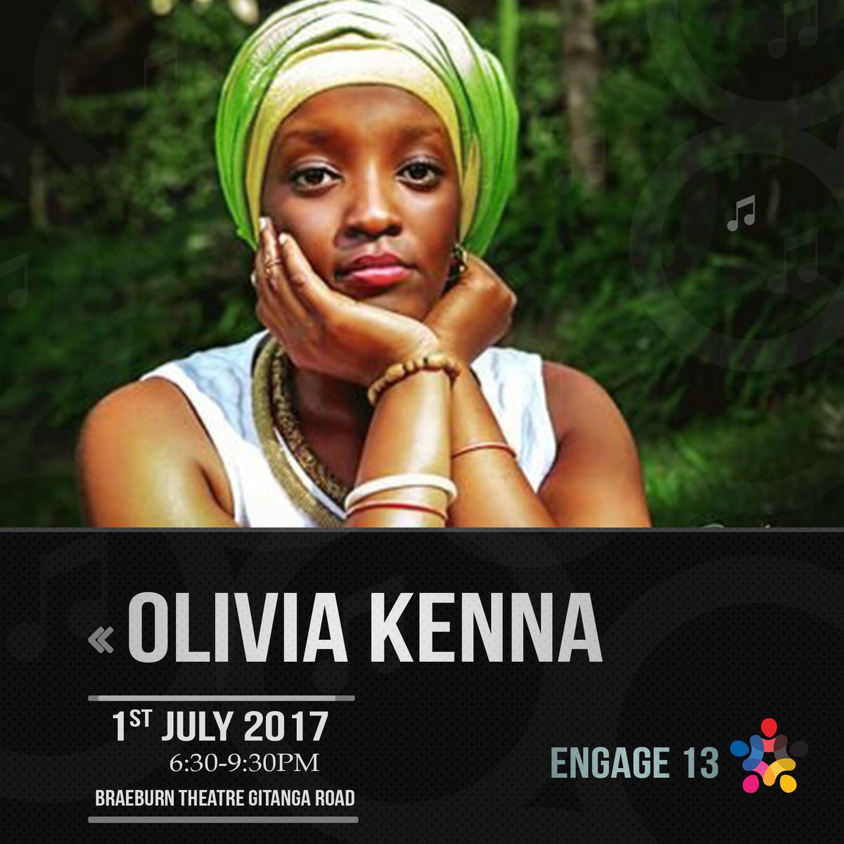 EngageKE's tweet image. The name Kenna means happiness and Olivia Kenna seeks to inject this in her music. Through rhythm &amp;amp; rhyme; soul &amp;amp; jazz; strum and drum.