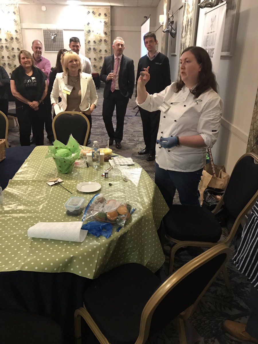 Yummy weekly presentation by Kerri at Highland Bake House!