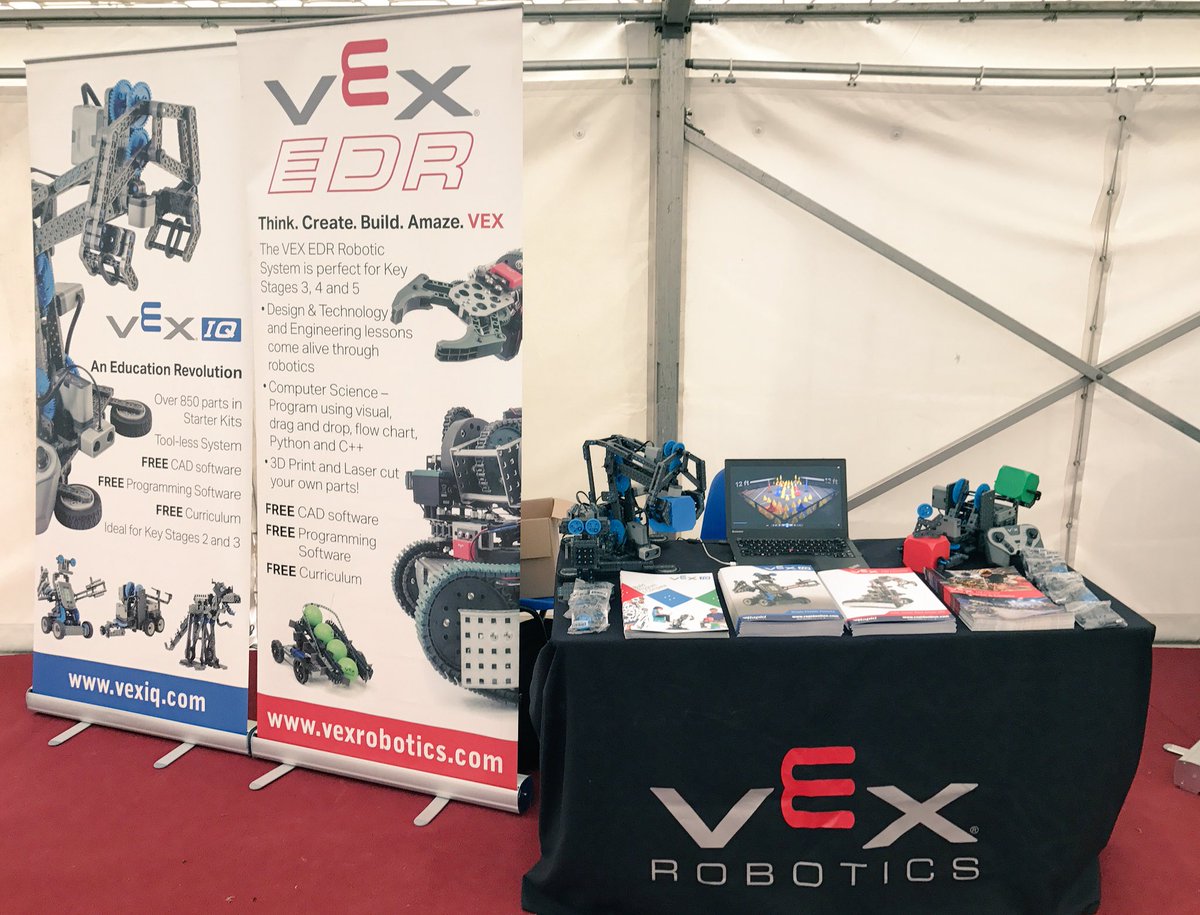 VEXRoboticsUK's tweet photo. Today we're @MEducation_Fest in the Exhibitor Zone. #robotics #coding #dt #STEM #meducationfest https://t.co/oMKvKO8ZiK