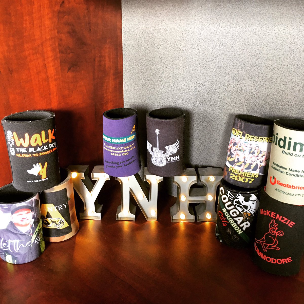 YnhMerch's tweet photo. Stubby Holders: $4 each, full color sublimated print. Get on it Mo Fo's. info@YNH https://t.co/cBtTTu6psd https://t.co/9iShw8Xtcj