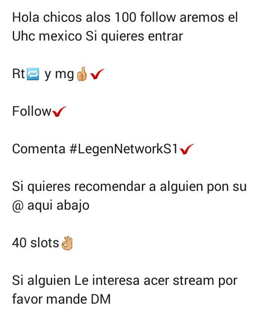 LegendNetworkMX's tweet image. #LegenNetworkS1 Suerte