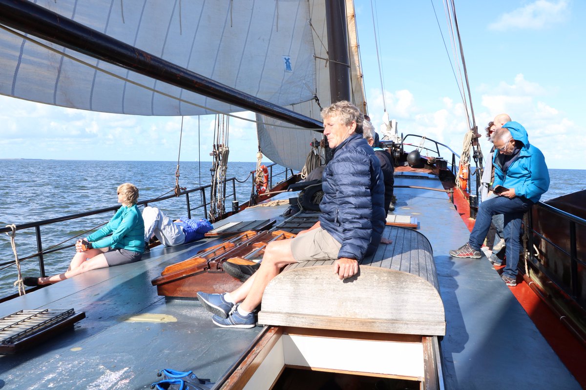 Onderweg naar #Ameland met de #Eilandvijfdaagse Natuureditie. Afvaart Zomereditie vanaf 4 augustus nog te boeken: Eilandvijfdaagse.frl