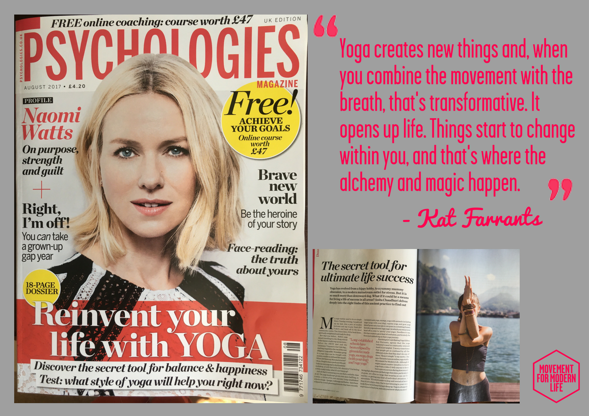 MFML_'s tweet photo. Amazing! MFML and our lovely founder Kat, are featured in the newest  @PsychologiesMag 
Grab a copy today!
#Yoga #Magazine #Psychologies https://t.co/RagJiqTcMh