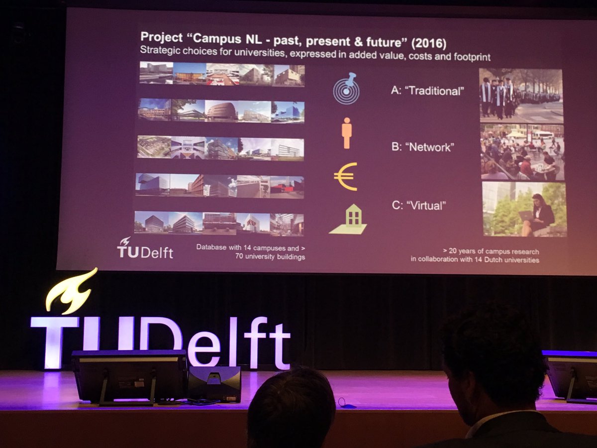 huhtelin's tweet image. #ERESDelft Hans de Jonge @tudelft @Eres2017 #campusdevelopment #campus #addedvalue