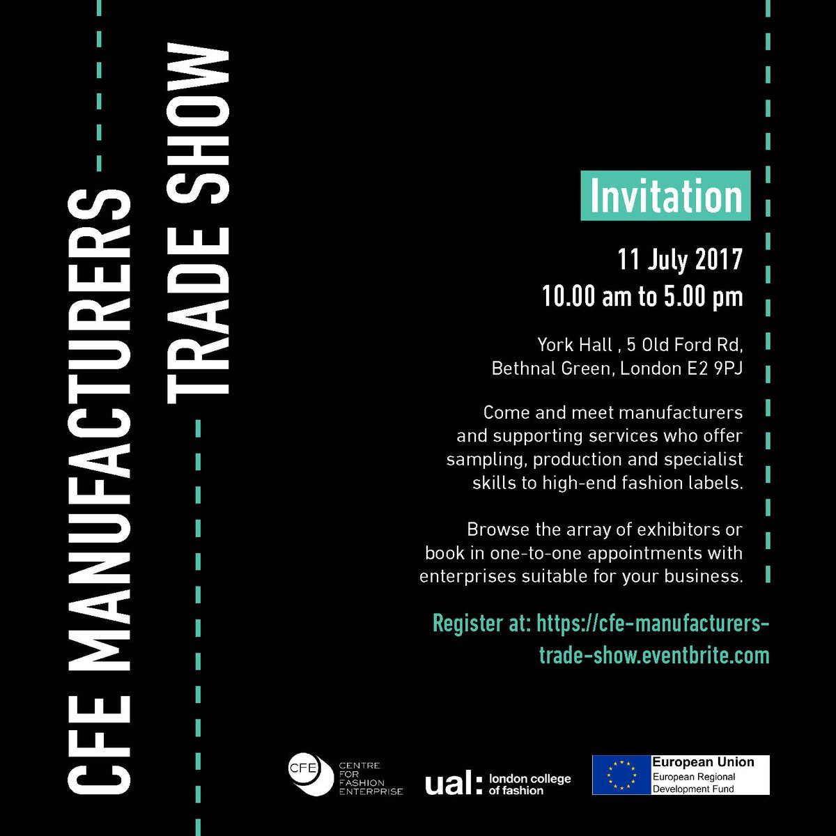#CFEtradeshow 📌 Our fantastic exhibitors include @ZEDONK_by_F2iT <a href="/ThreadsLondon/">Threads London</a> <a href="/sourcestudioco/">Source Studio</a> &amp; many more! 📝Book: bit.ly/2t29sKd