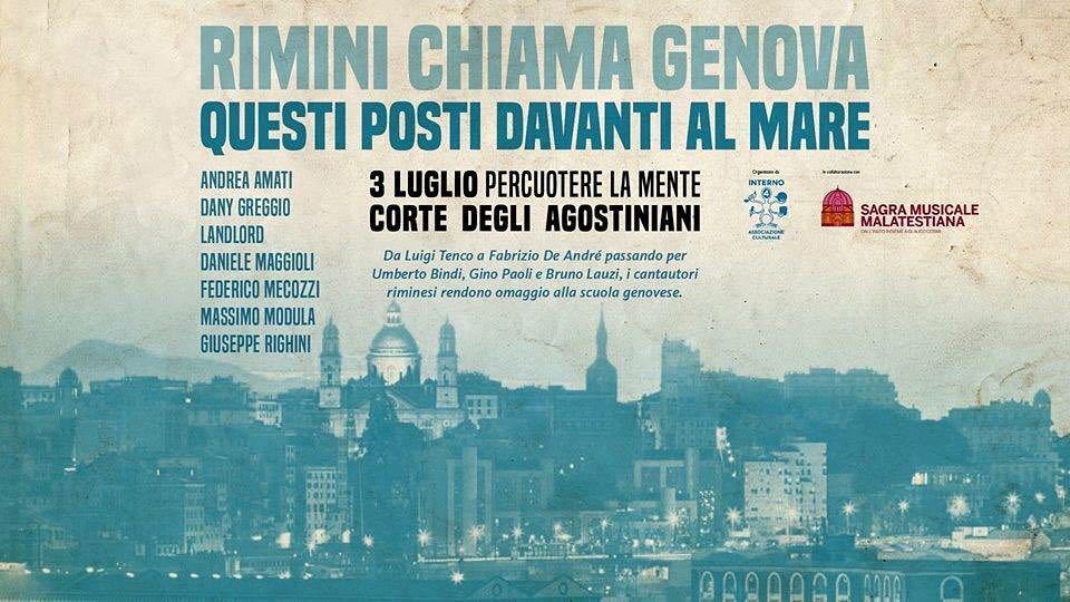 Lunedì 3 luglio avremo l'onore di ritornare sul palco della Corte degli Agostiniani a Rimini per una serata davver… ift.tt/2tphmgd