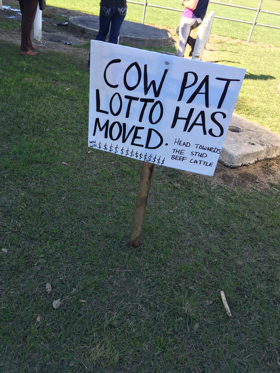 Stephmully's tweet photo. Not the type of winning you want to take to the bank! 😂#woodfordshow https://t.co/1jHCCMdEwF