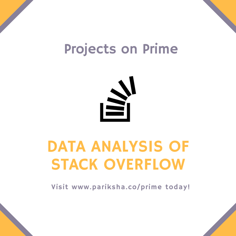 ParikshaCo's tweet photo. Project up for grab!
*Data Analysis of Stack Overflow*
It's time to flaunt your skills on your resume! DM us for more details. https://t.co/fuhW4g00R6