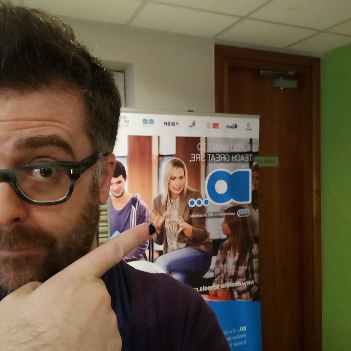 bishtraining's tweet photo. Come see me at the #DOSRE stall at #PSHE2017. Happy for you to ask for tips about SRE delivery.
#selfieproblems https://t.co/SBJv5OMZKr