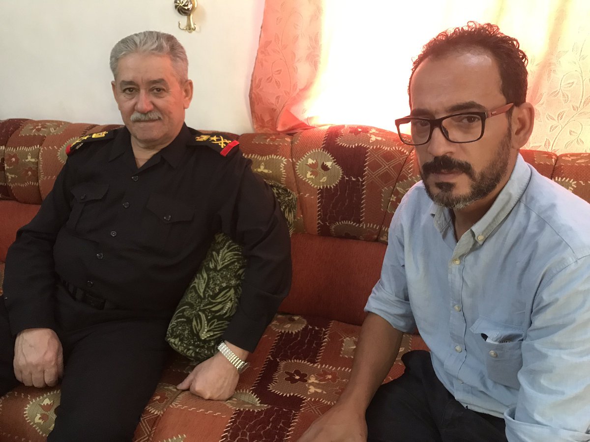 FerasKilaniBBC's tweet photo. الفريق الركن عبد الغني الأسدي أكد لي قبل قليل بدء الهجوم الأخير على معاقل التنظيم في البلدة القديمة في #الموصل https://t.co/F4gpFnL6xE