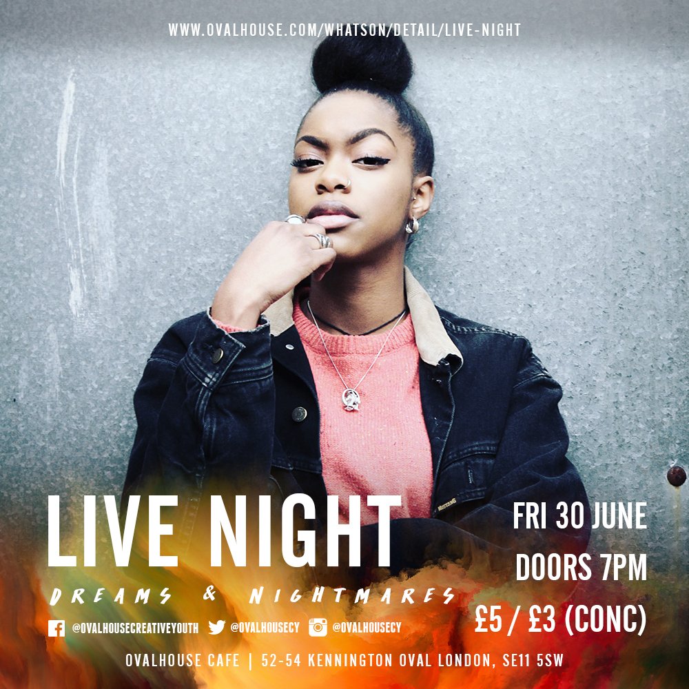 A jampacked lineup of fresh talent at #livenight this Fri Listen to <a href="/PoeticallyBri/">BRi.</a> here: ow.ly/Fm7K30cTubB #poetry #spokenword