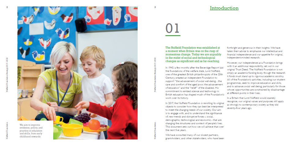 NuffieldFound's tweet photo. NEW STRATEGY published - additional £20 million research funding, Fellowship programme &amp; Convention on Data Ethics https://t.co/VaF60DJeU9 https://t.co/tf8RZbnBel