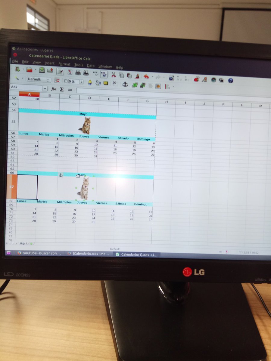 JoseAlonso56's tweet photo. Hoy hacemos nuestro propio calendario en una hoja de cálculo en el X Campus Infantil de Software Libre en el grupo de mayores. https://t.co/Wu1XHfu4yA