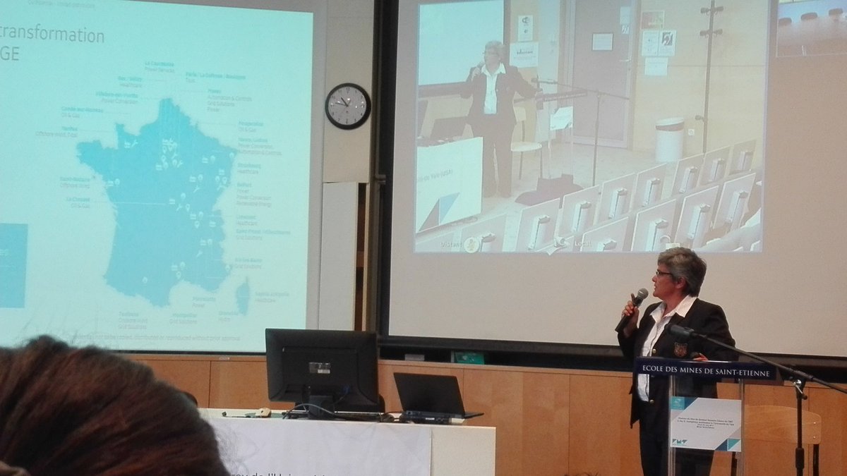 POURCHEZ's tweet photo. Poursuite du symposium «ingénierie et santé» @MINES_StEtienne avec présentation de @GEHealthcare sur l imagerie interventionnelle https://t.co/PURmOIiV0I