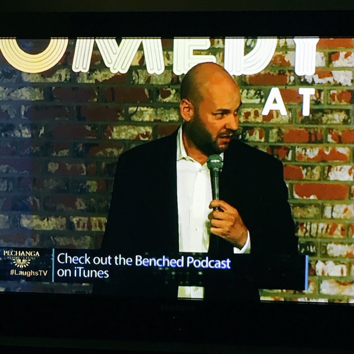 kengarrwastaken's tweet image. The @benchedpodcast makes it's television debut on @LaughsTVShow @hulu available now on @iTunes