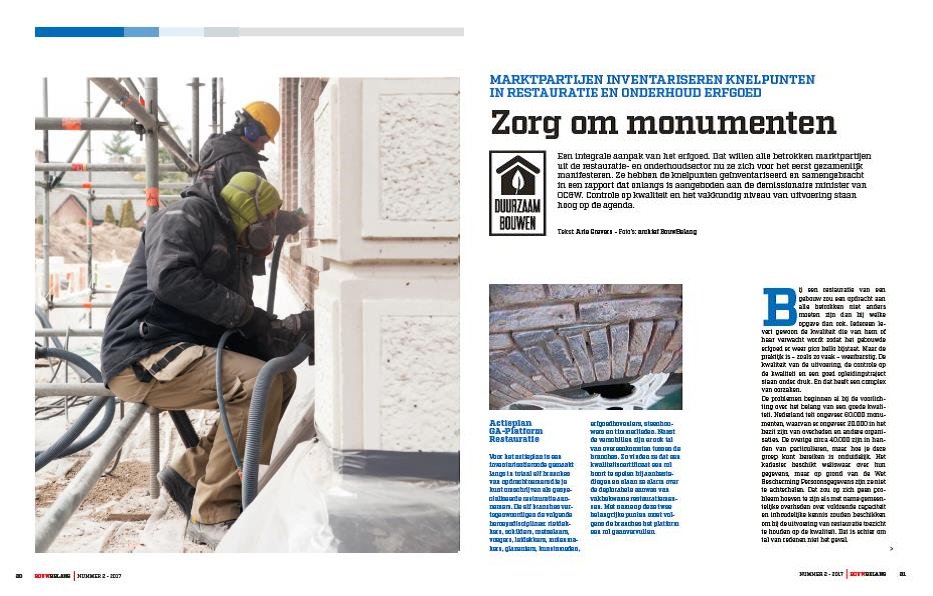 Wat zijn de knelpunten in restauratie &amp; onderhoud van monumenten volgens de gespecialiseerde restauratie aanemers? ow.ly/6AqB30d1cbL