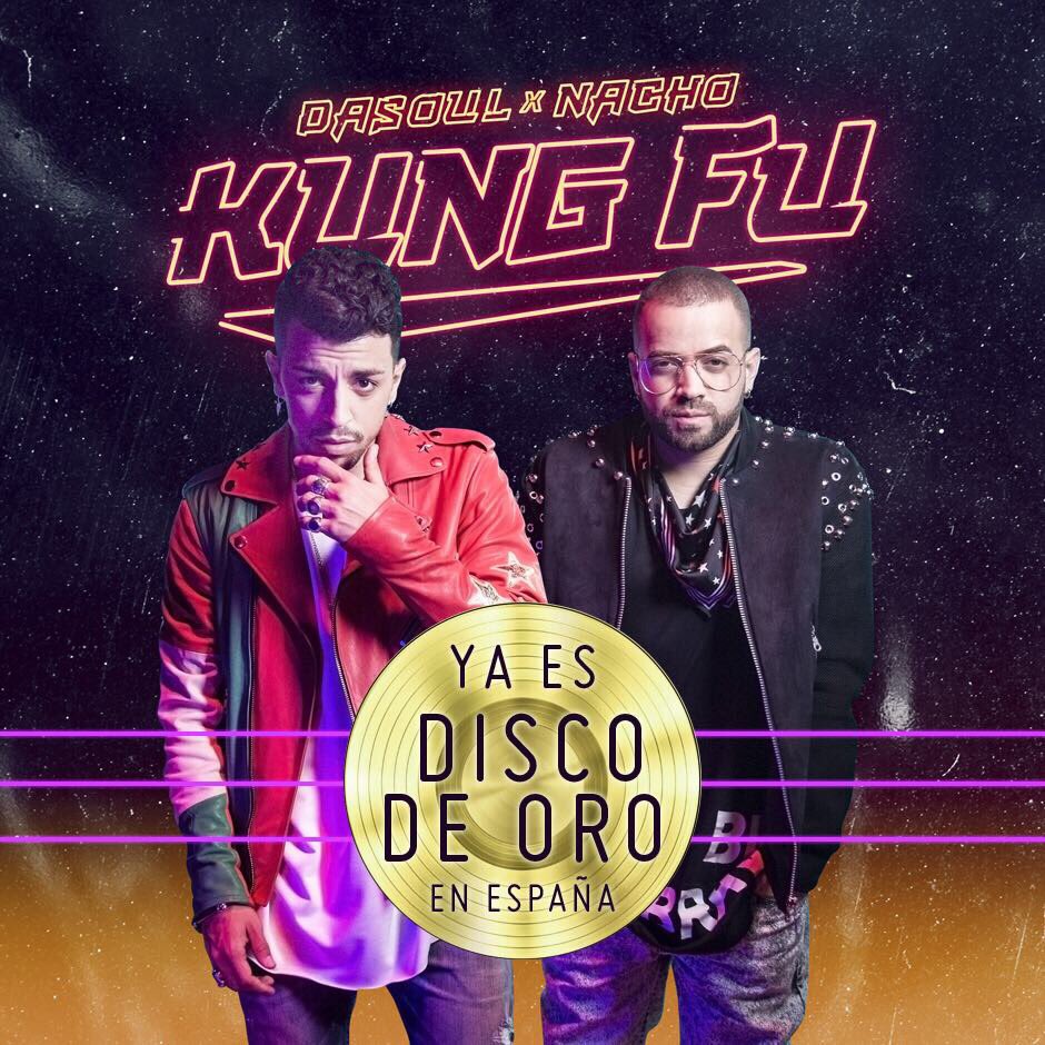 RosterBooking's tweet photo. Felicidades a @Dasoul por ser ya #DiscoDeOro con su canción con @nacholacriatura #KungFu!! https://t.co/uWaOufivIu