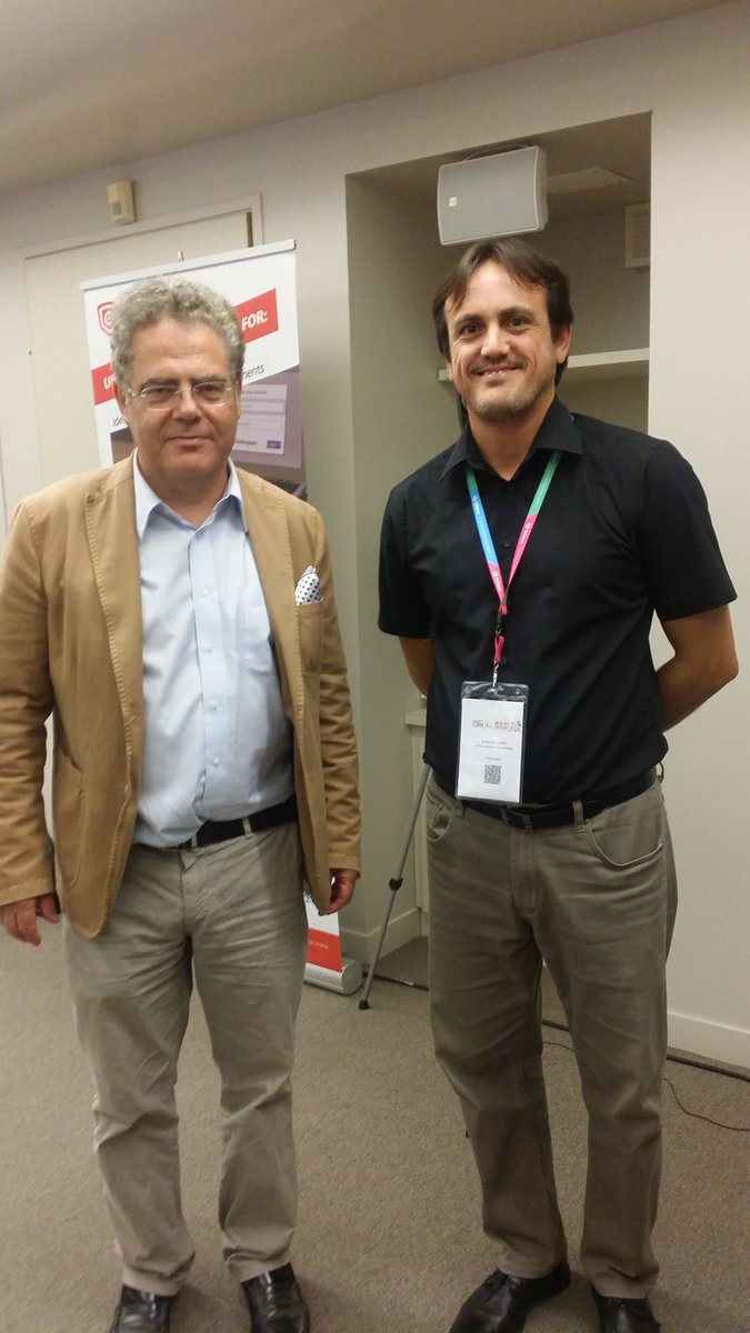GrisDTI's tweet photo. #BertrandMeyer visit @CopSonic stand #CopSonic #IITDay2017 @DigitalPlaceICT https://t.co/ghrfKWyVKA