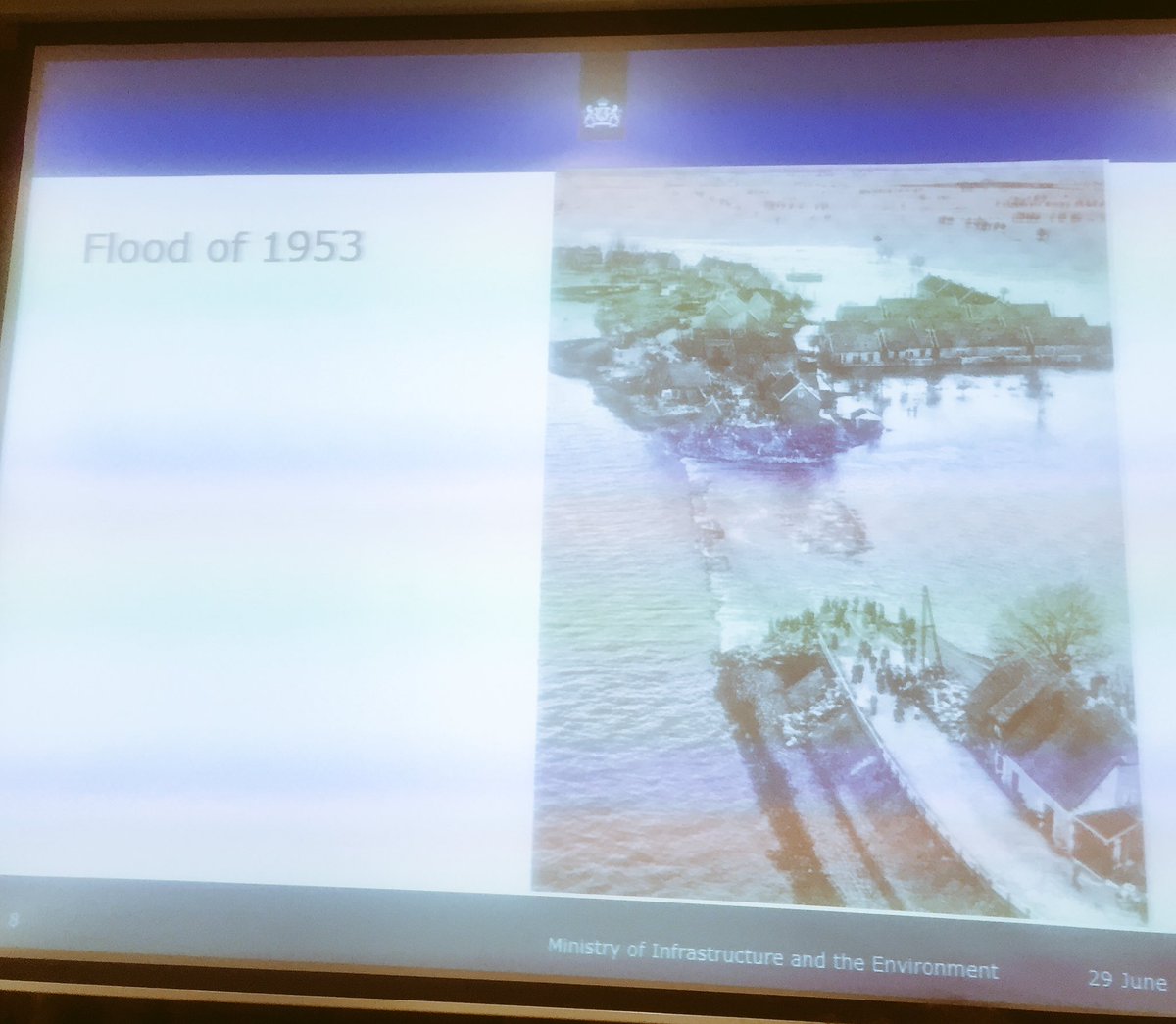 guusjeka's tweet photo. History #NL watermanagament from flood 1421, disaster of 1953, #Deltaworks, floodings in 1993&amp;1995 #roomfortheriver to #Deltaprogramme @nwp https://t.co/PPiGljBVsY