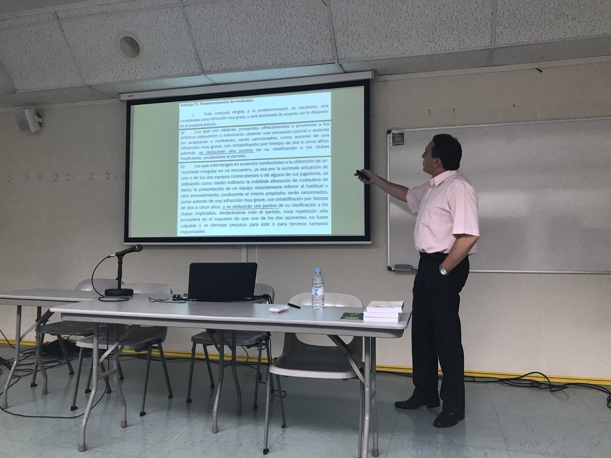 Javier Rodríguez Ten sobre la persecución de los amaños en el Deporte no profesional