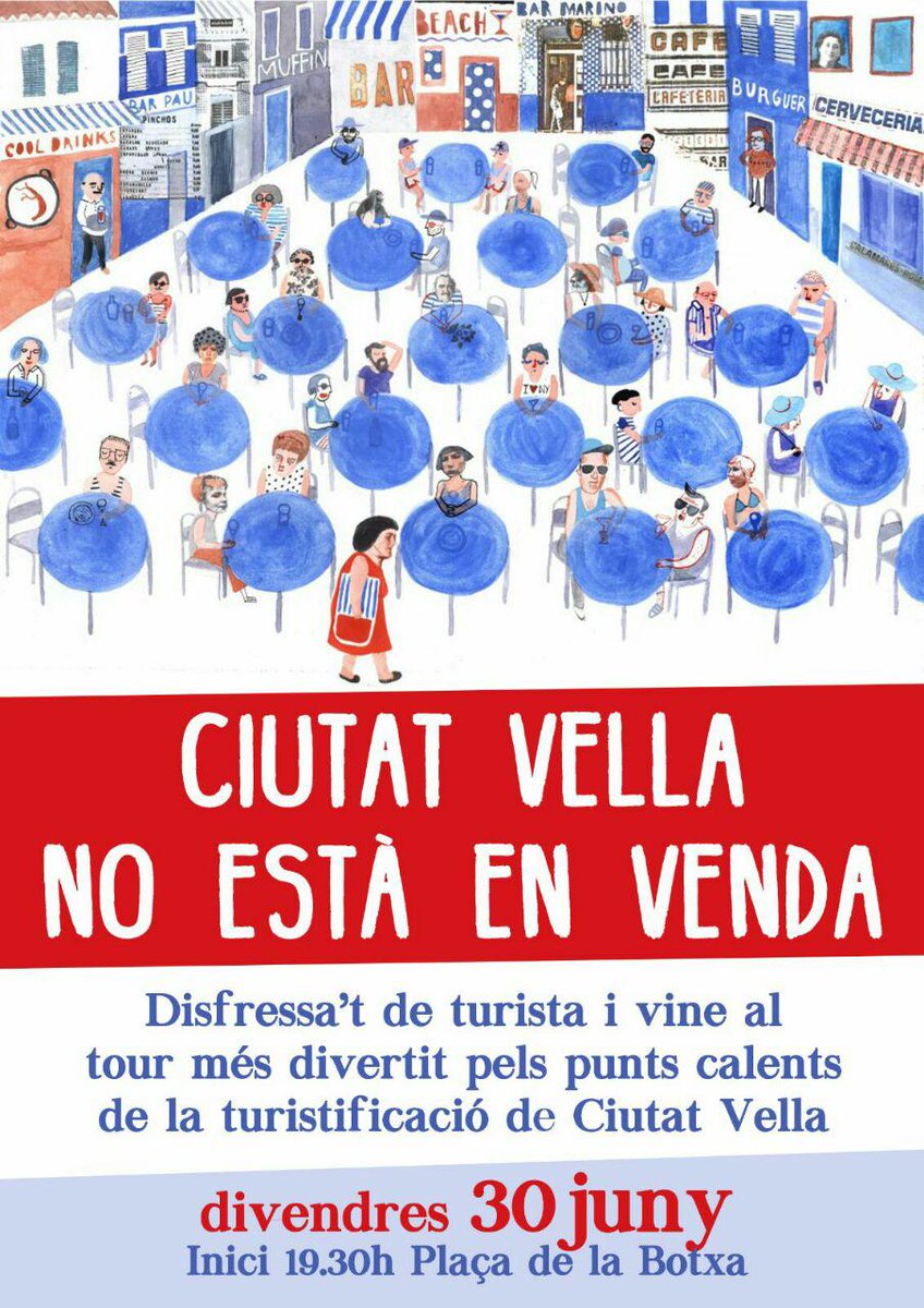 FallesPopulars's tweet photo. Ens veiem demà per reclamar una ciutat centrada en les veïnes i no en el benefici turístic!
#VLCforsale
Porteu la vostra maleta amb rodetes! https://t.co/BE4O7mke9G
