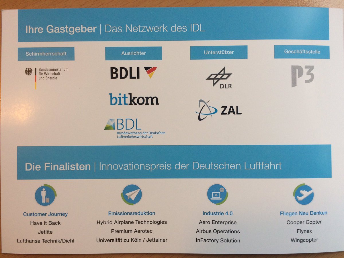 idl_social's tweet photo. Der heutige Flugplan für den Abend! In 1std #digiav #idl2017 #preisverleihung https://t.co/xywDIuGez2