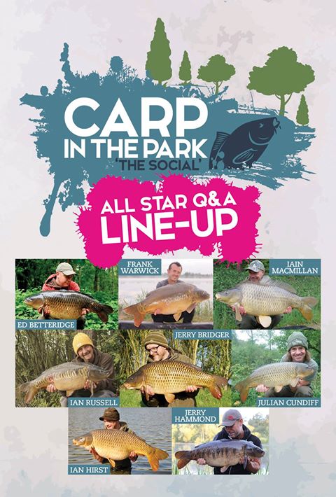 The confirmed All-Star Q&amp;A line-up for Carp In The Park!