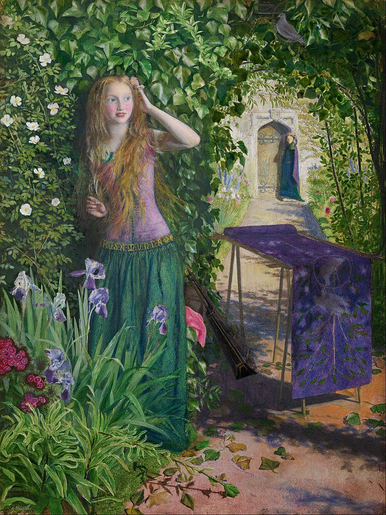 The legend of Fair Rosalind...
#ArthurHughes 1854 #FolkloreThursday