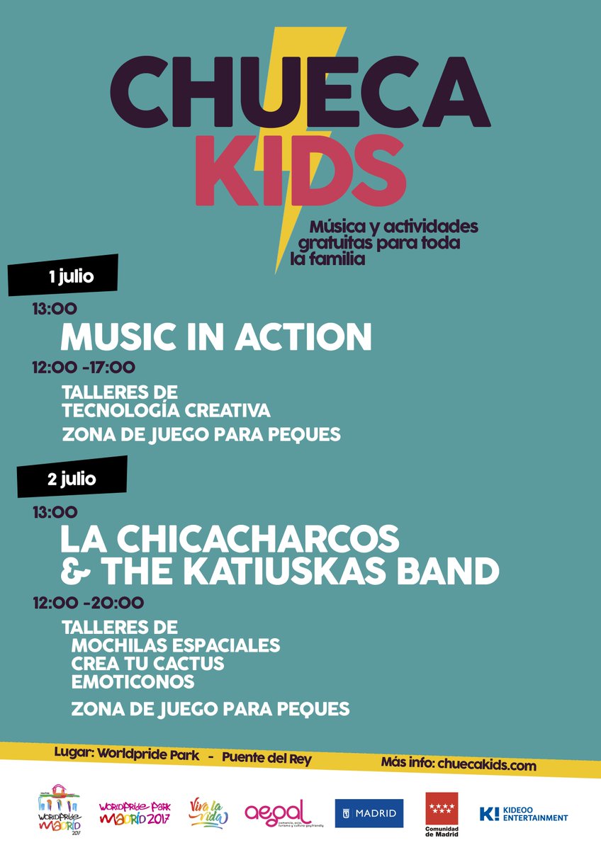 #ChuecaKids, el #WorldPride también se vive en familia conninos.madriddiferente.com/?p=8172
