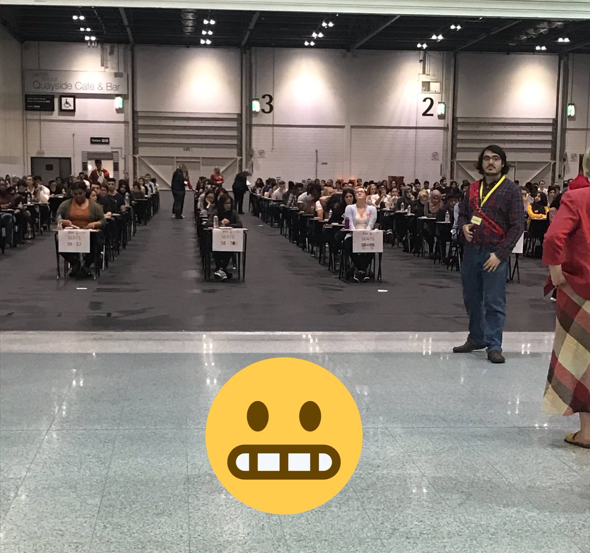 khalidqkhan's tweet photo. Nearly got dragged in to sit the exam while passing by at the Excel 😱😂😱
Good luck guys 👍🏼
#pharmreval #notacandidate #leavemealone! #prereg https://t.co/NOAsULqr5s