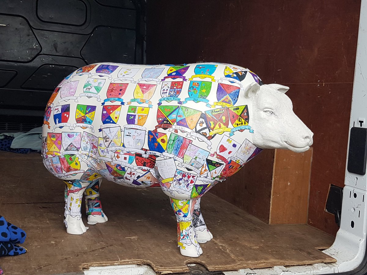 Sheep 4 collected from the superb St Blaisius academy ready to sail across the Solent. #EweMatter