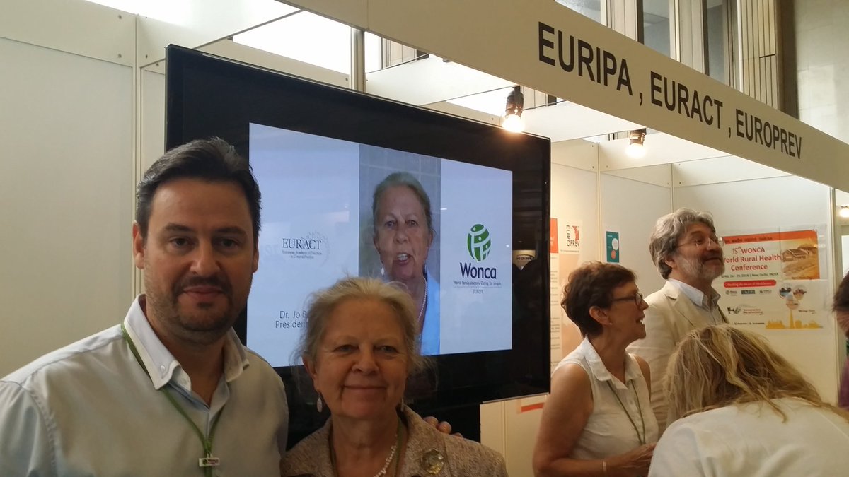 woncaeurope2017's tweet photo. Euract - WONCA network celebrates its 25th Anniversary - check EURACT ' s booth in WONCA city to see the video describing its milestones https://t.co/bo6c3i3db1
