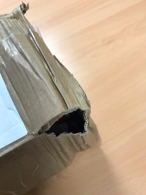 itsedd_yo's tweet photo. @RollersnakesLtd You guys are awesome. Although these jokers @UKmail are tarnishing your rep. Not sure it looked like this when it left HQ https://t.co/R07Yv3Bh0D