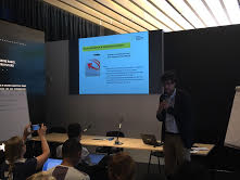 Sinnergiak's tweet photo. #socinn en el País Vasco presentado por @Sinnergiak en #SUMSIC 2017 Boloña @SICommunity_EU Gracias @DmitriDomanski https://t.co/fygrdS8t6b
