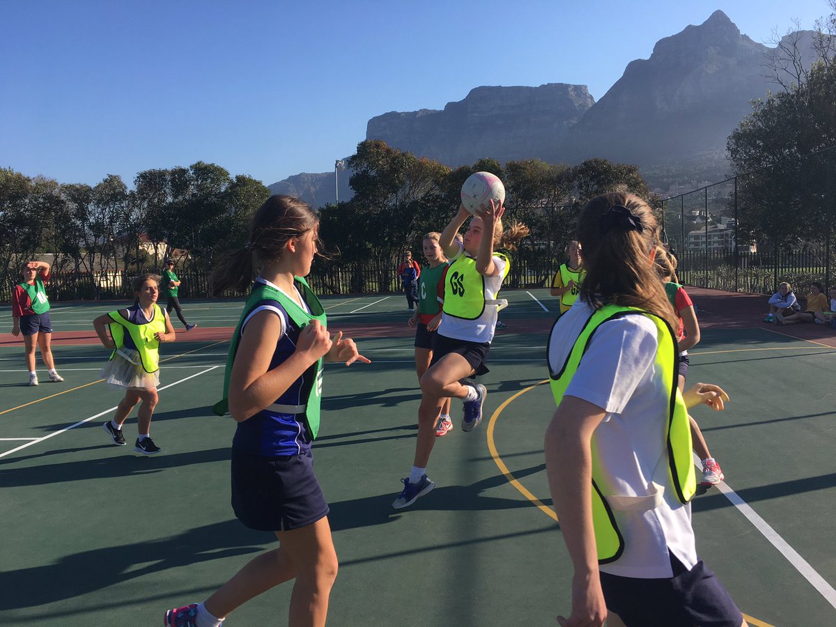 RGHSPE's tweet photo. Enjoying the Interhouse Netbal games after a successful exam time! #healthyteens #stressrelieve @RghsSport @RGHSTechtips @RustenburgGirls https://t.co/pUOwhykqfn