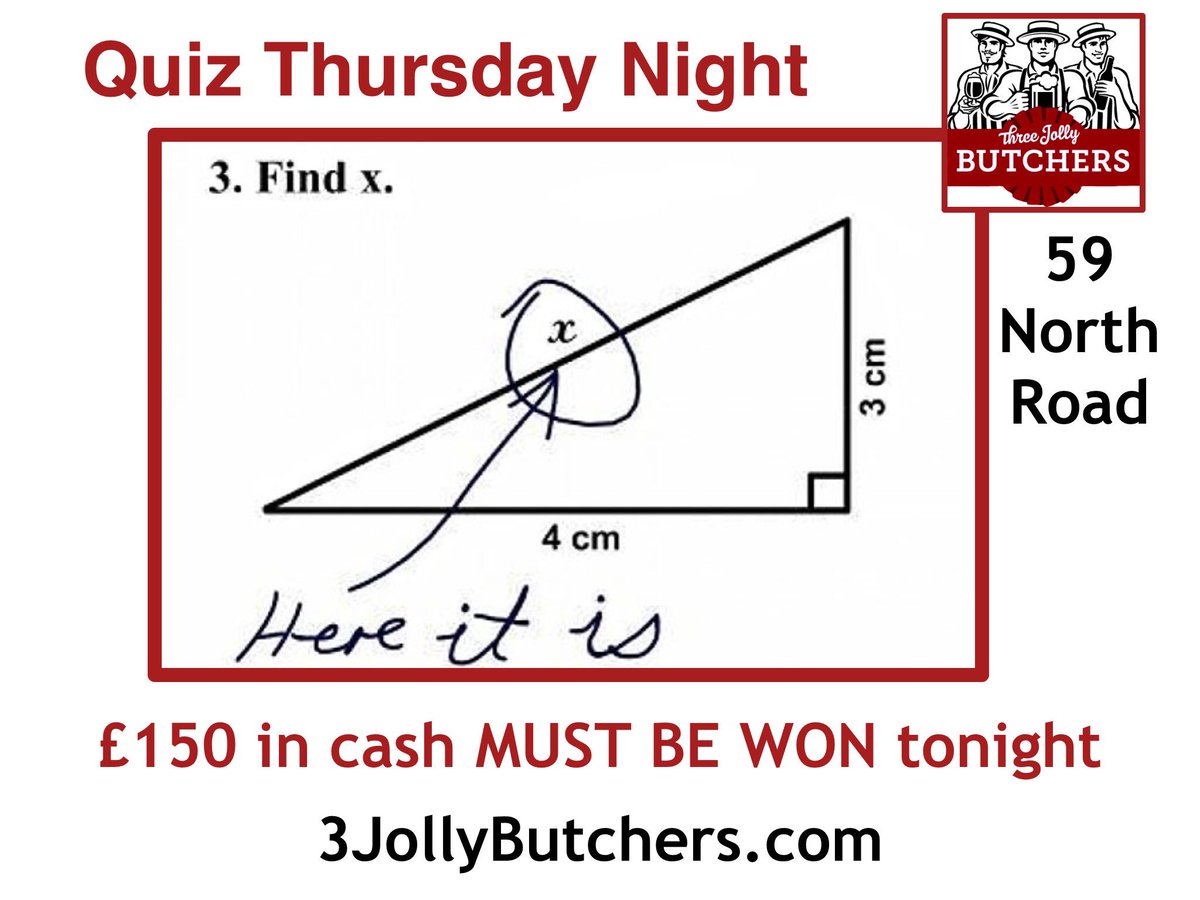 Quiz Tonight with GUARANTEED £150 in CASH.
59 North Road, Brighton. #EasyMoney #WayHay!!!