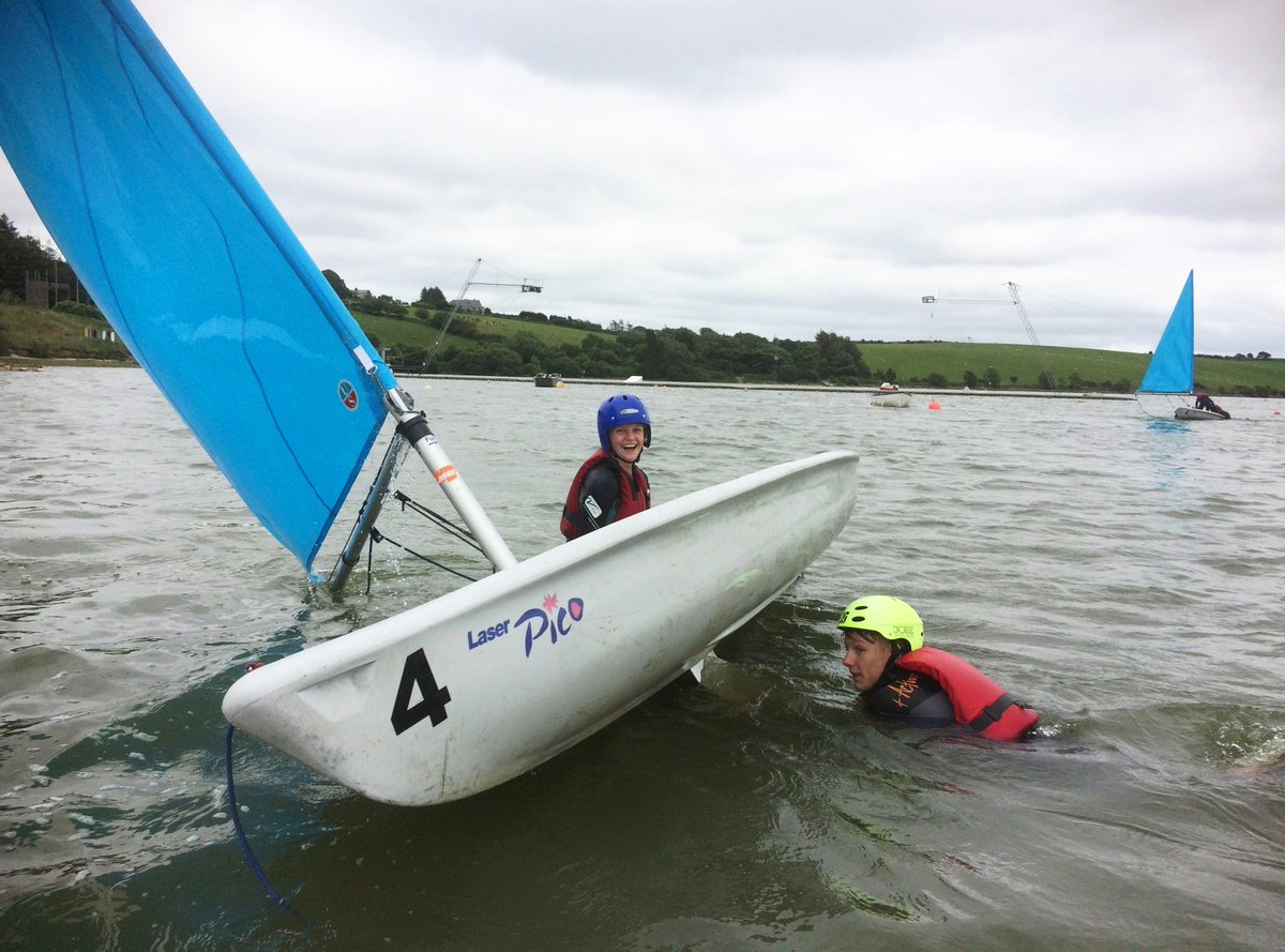 Callingtoncol's tweet photo. @Callingtoncol students having fun at their after College Sailing Club @SiblybackLake #sailing #Callington #Cornwall https://t.co/cAymztUPs2
