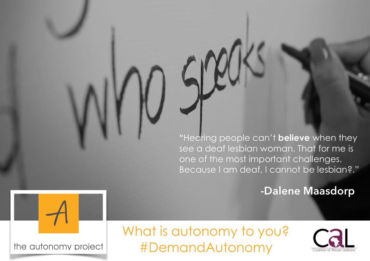 CALAdvocacy's tweet image. Who speaks for you? What do they say? 
#DemandAutonomy
#AutonomyProject