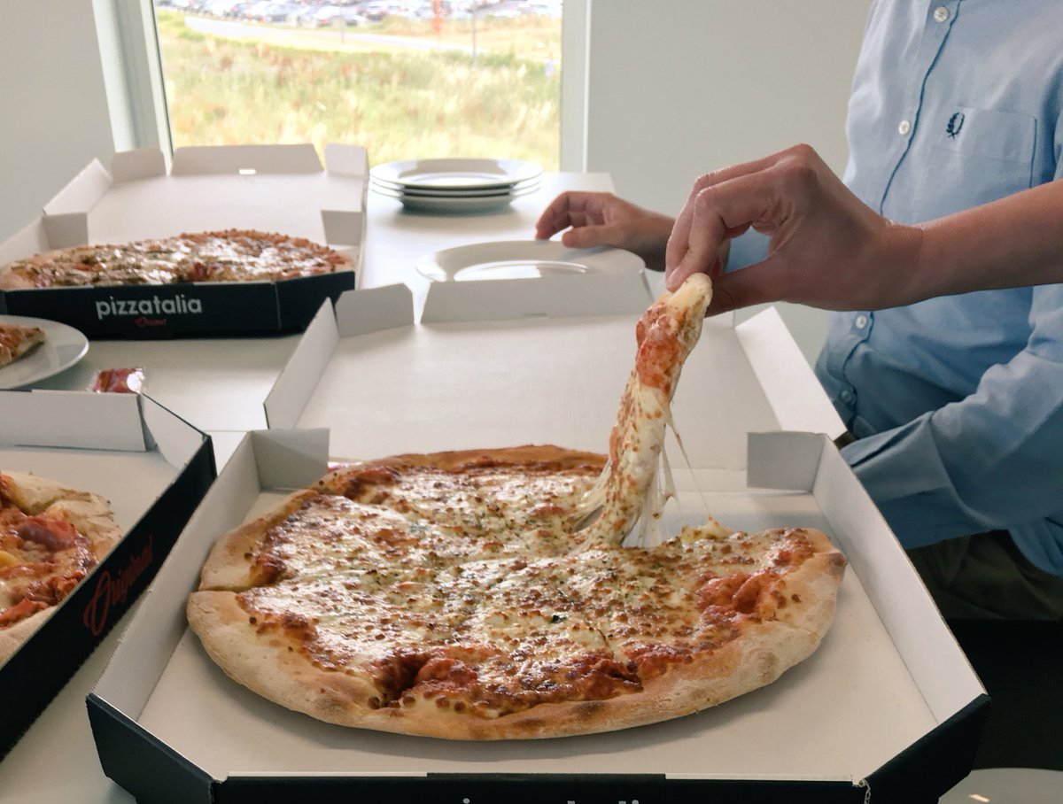 STOP! Pizza time! (You'll be humming the tune all day long ;))