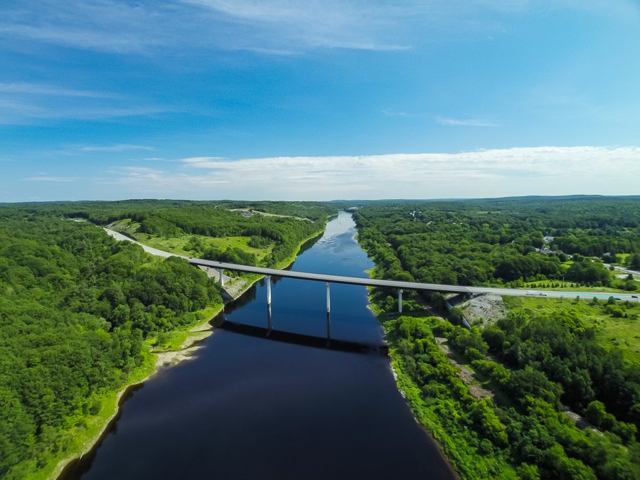 ChrisContiPhoto's tweet photo. Really happy w/ the material from my flight over the Kennebec River in Augusta, Maine this morning. #Drone #AerialPhotography #LicensedPilot https://t.co/EPNEkc8l2m