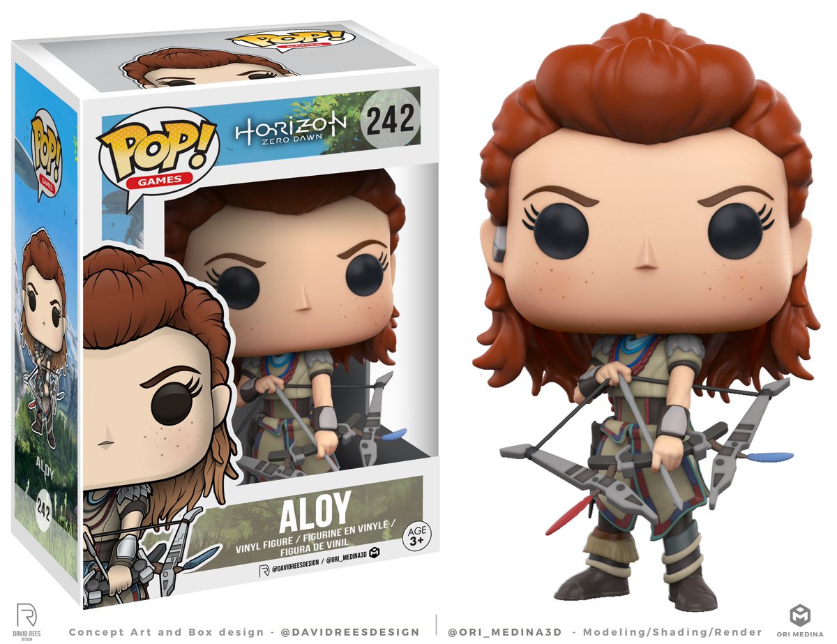 DavidReesDesign's tweet image. HERE IT IS! Collaboration project with digital modeller @Ori_Medina3D Favourite project yet @OriginalFunko @Guerrilla #aloy #HorizonZeroDawn