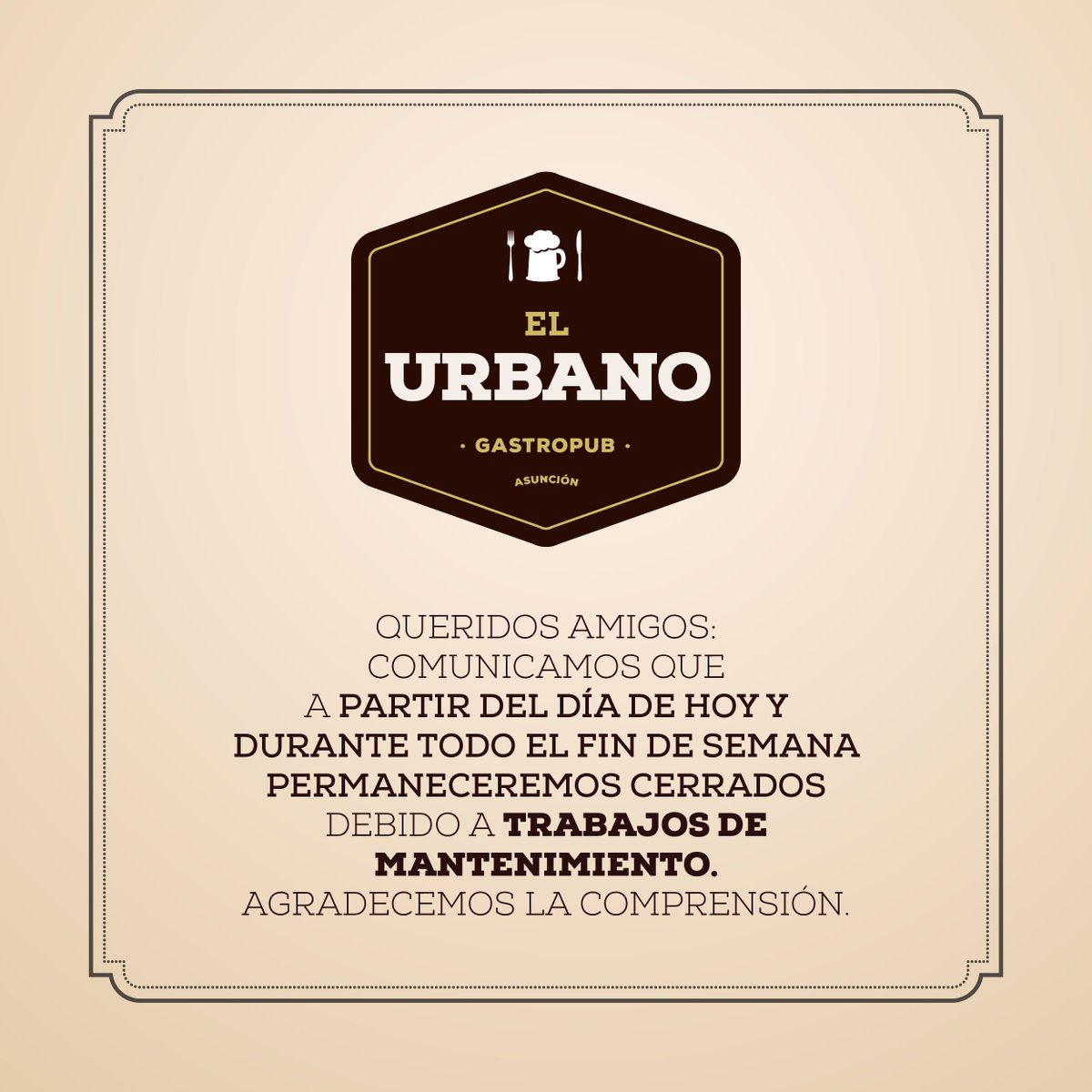 ¡Volvemos Pronto!