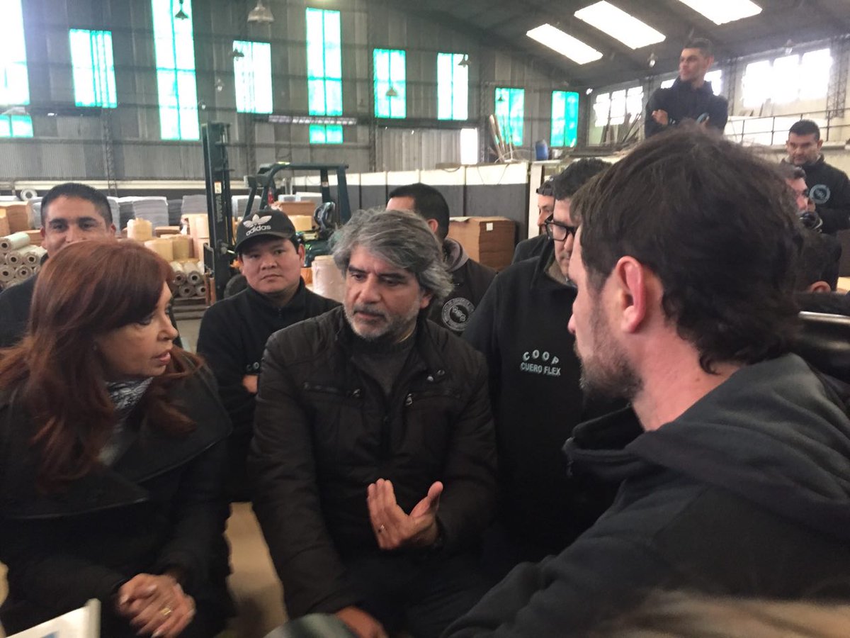 argconcristina's tweet photo. La producción de la cooperativa Cuero Flex cayó un 30%. #AsíNoSePuedeSeguir https://t.co/WG6SDMqhVj