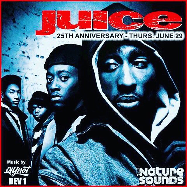 OCINEMA's tweet image. See you tonight! Doors open 7:30PM
#JUICE 25th Anniv. w/ Director Q &amp;amp; A  &amp;amp; 🎉🎶 by @naturesounds x @djynot x #DEV1 
Grab 🎟 online! 👏🎥🍿#Wynwood